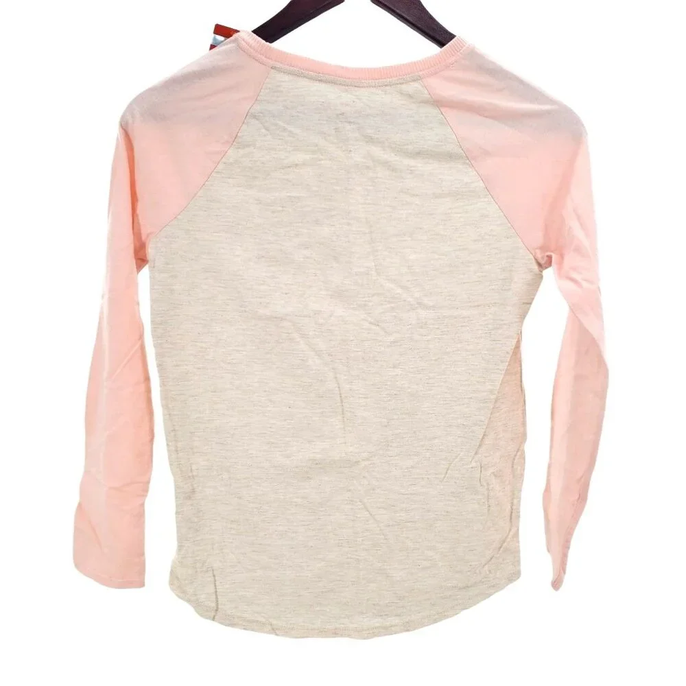 Cat & Jack L Kid Shirt Girl Unicorn Long Sleeve Graphic Top Lightweight Pullover